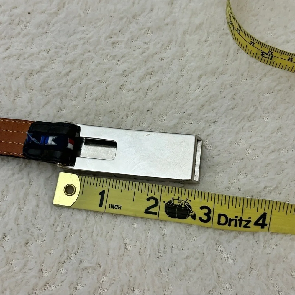 Paul & Shark Flags Leather Belt